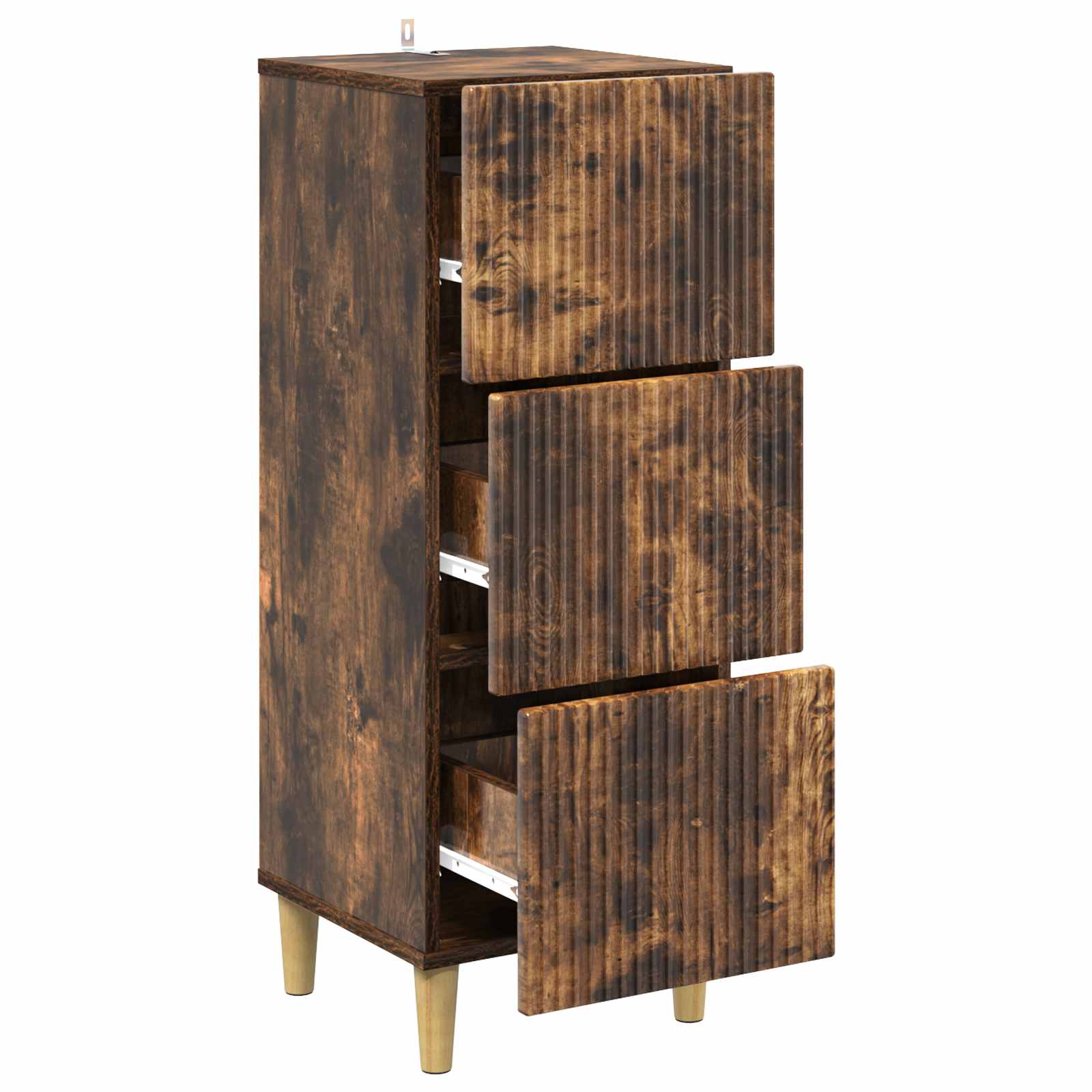 Ormar s ladicama Dimljeni hrast 33 x 34,5 x 90 cm
