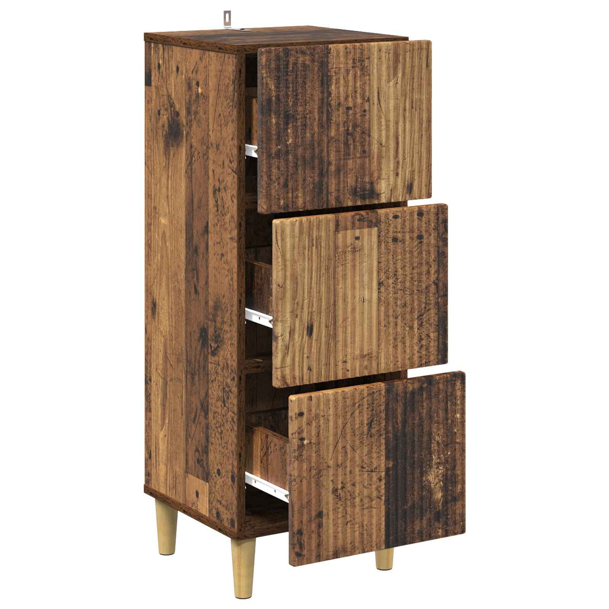 Ormar s ladicama Staro drvo 33 x 34,5 x 90 cm Konstruirano drvo