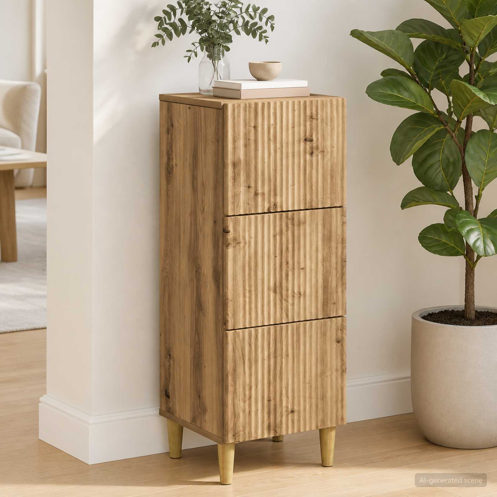 Ormar s ladicama 33 x 34,5 x 90 cm Konstruirano drvo