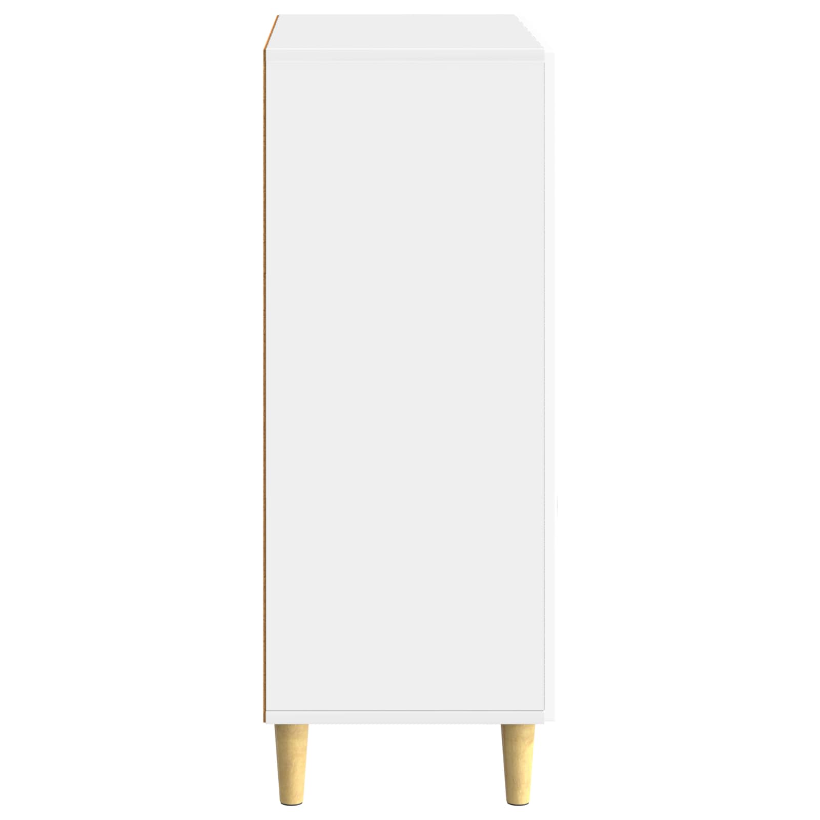 Kreveta s ladicama Bijela visokog sjaja 66 x 34,5 x 90 cm