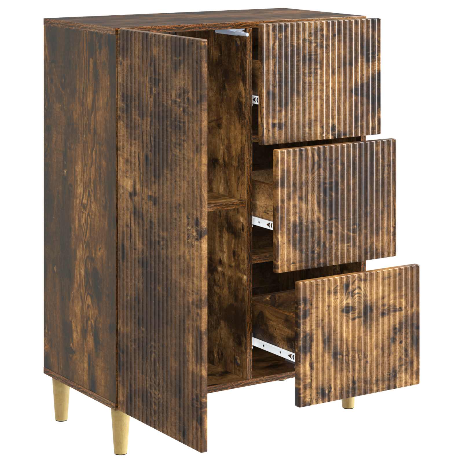 Kreveta Dimljeni hrast 66 x 34,5 x 90 cm Konstruirano drvo