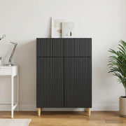 Kreveta s ladicama Crna 66 x 34,5 x 90 cm Konstruirano drvo