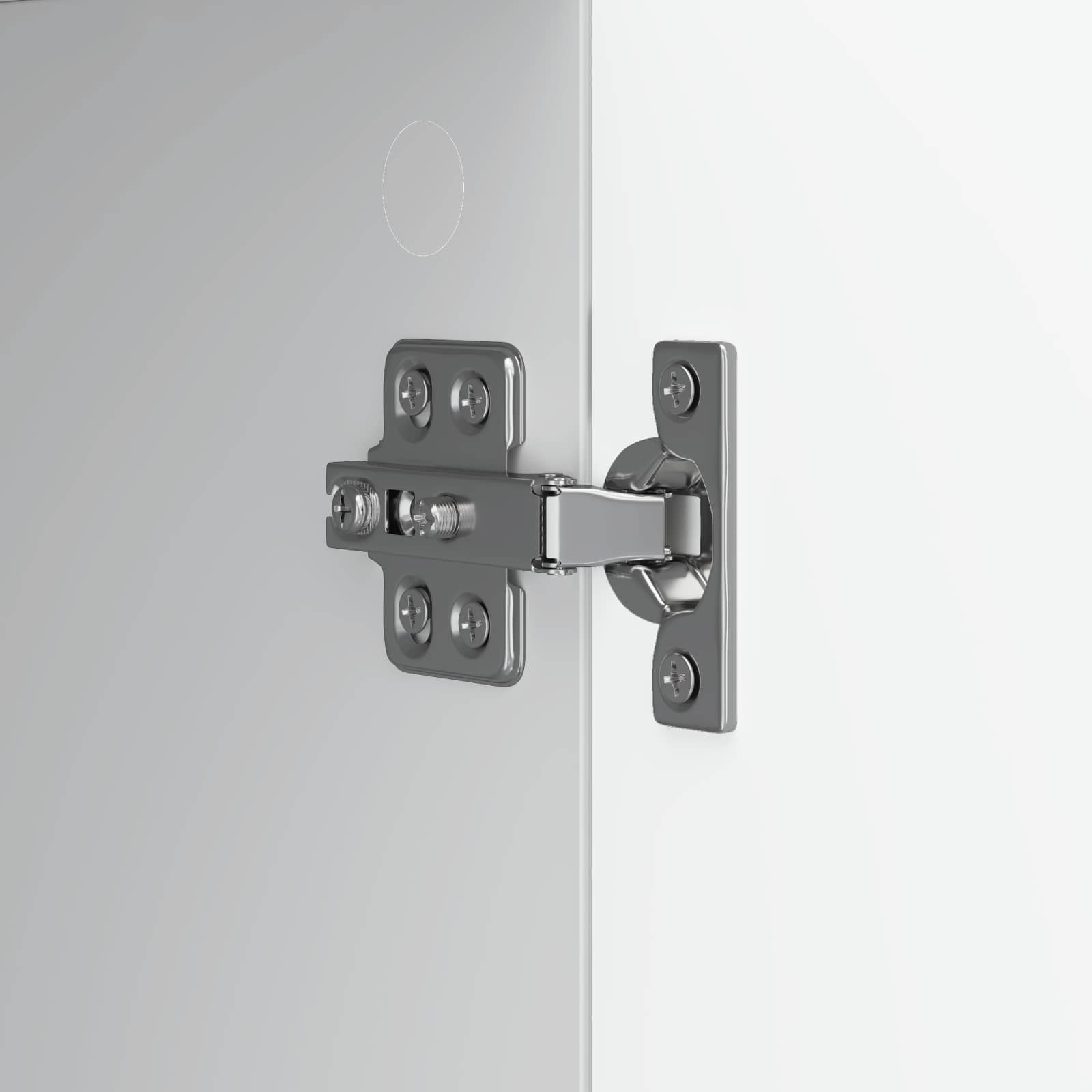 Kreveta Bijela visokog sjaja 89 x 34,5 x 80 cm