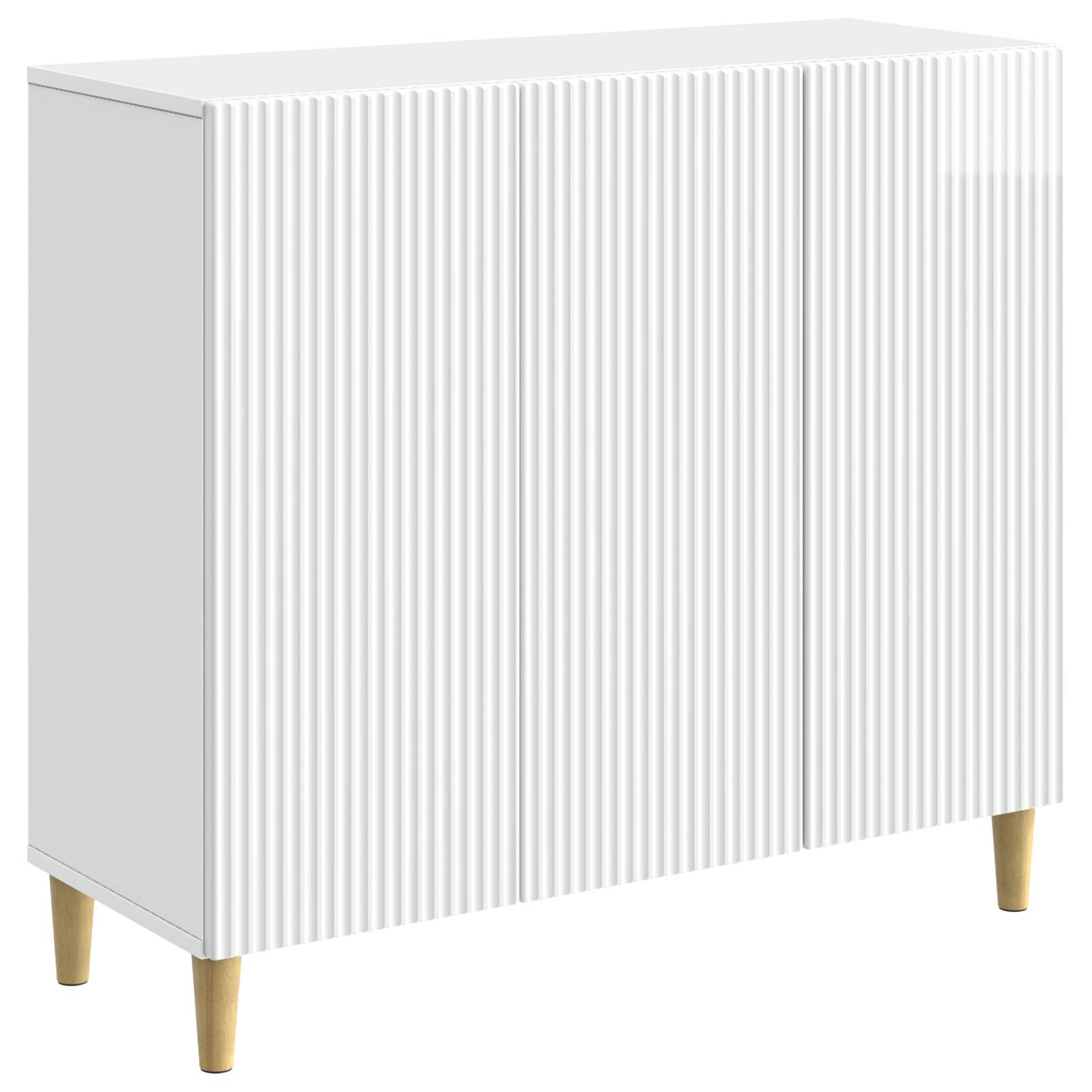 Kreveta Bijela visokog sjaja 89 x 34,5 x 80 cm