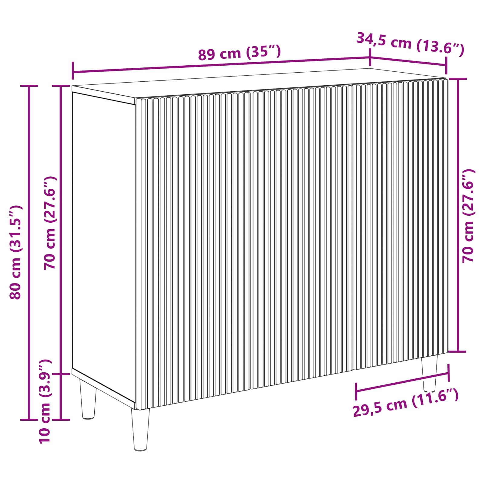Kreveta Dimljeni hrast 89 x 34,5 x 80 cm Konstruirano drvo