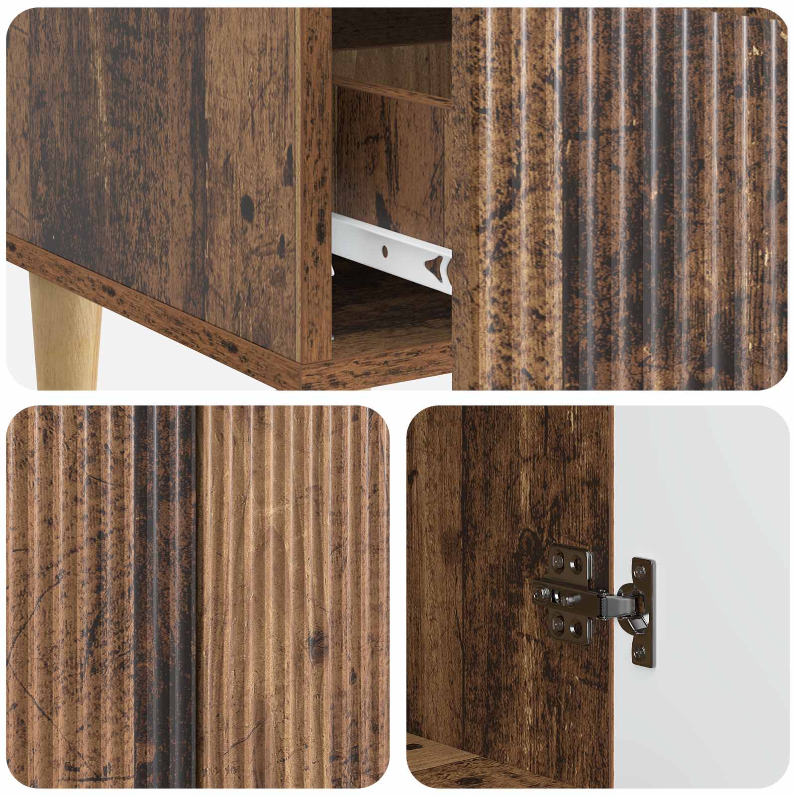 Kreveta Staro drvo 66 x 34,5 x 95 cm Konstruirano drvo