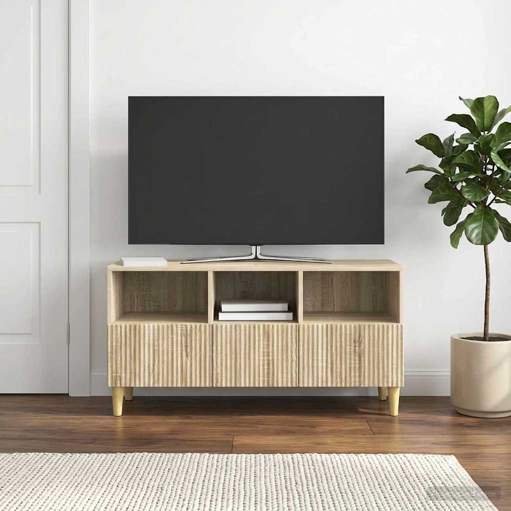 TV ormar 102 x 34,5 x 50 cm Hrast sonoma Konstruirano drvo