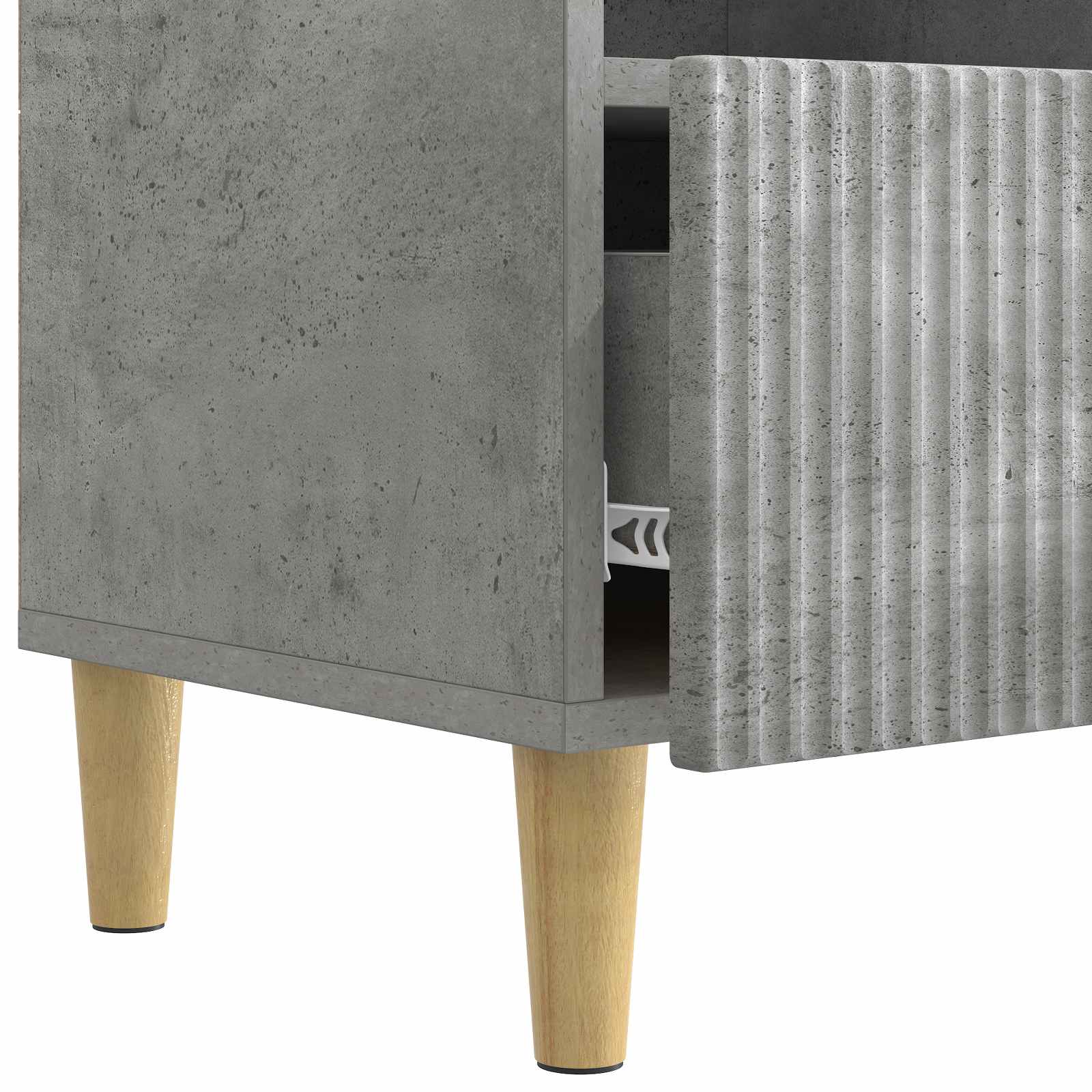 TV ormar Betonska siva 102 x 34,5 x 50 cm Konstruirano drvo