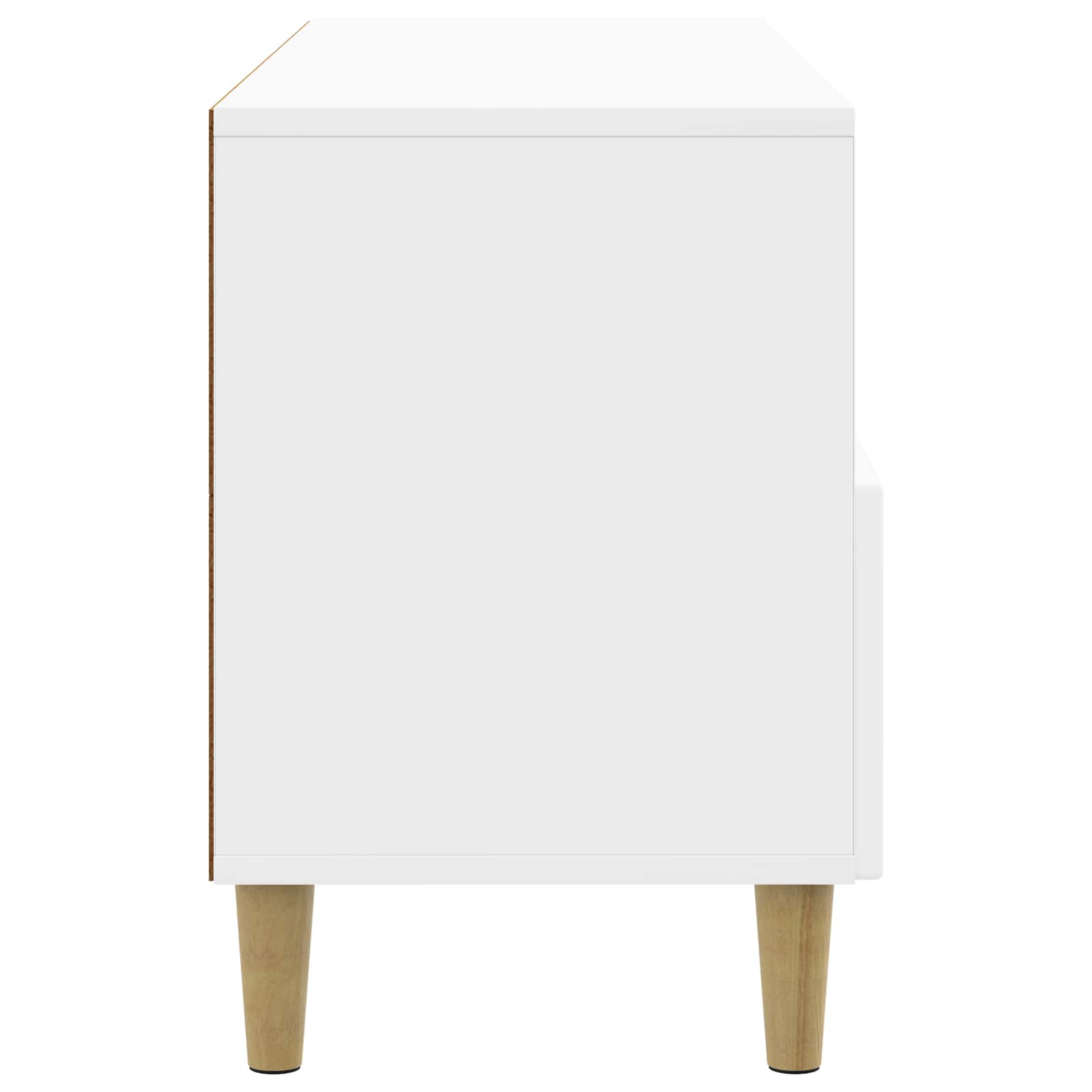 TV ormar s ladicama Bijela visokog sjaja 102 x 34,5 x 50 cm