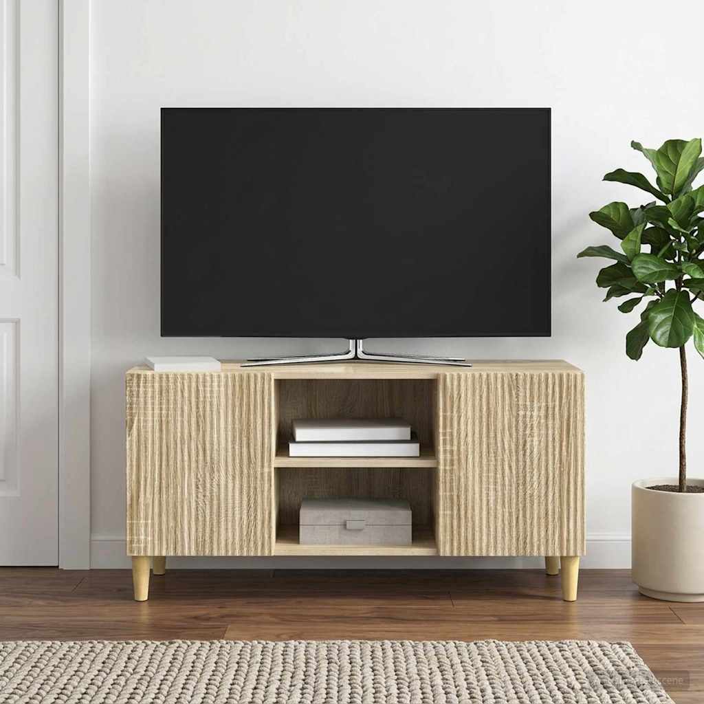 TV ormar 102 x 34,5 x 50 cm Hrast sonoma Konstruirano drvo