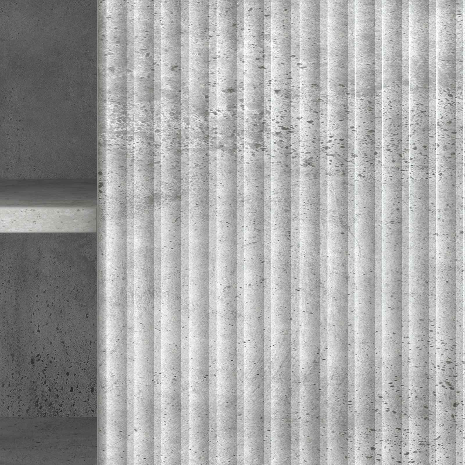 TV ormar Betonska siva 102 x 34,5 x 50 cm Konstruirano drvo