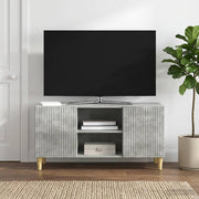 TV ormar 102 x 34,5 x 50 cm Betonska siva Konstruirano drvo