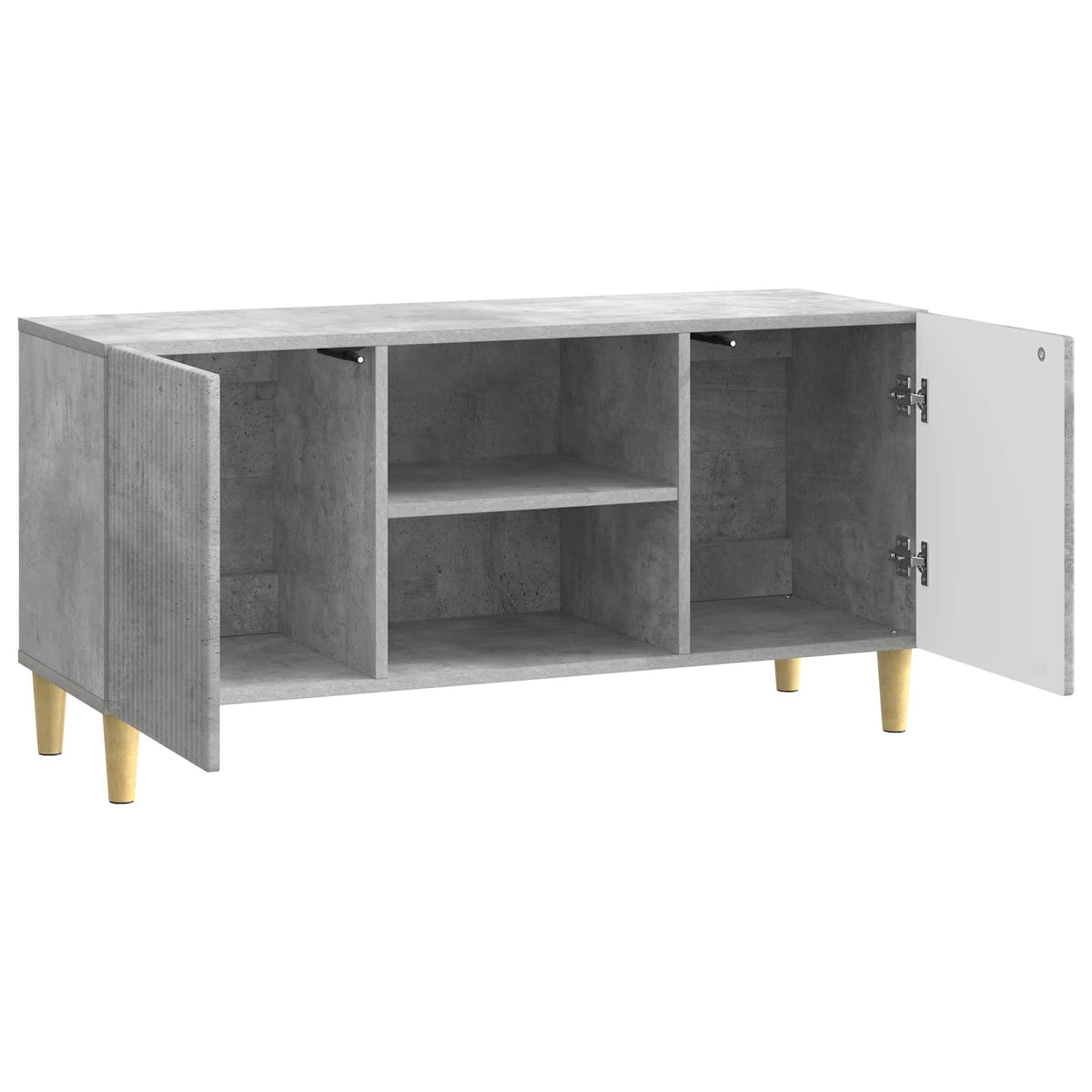 TV ormar 102 x 34,5 x 50 cm Betonska siva Konstruirano drvo