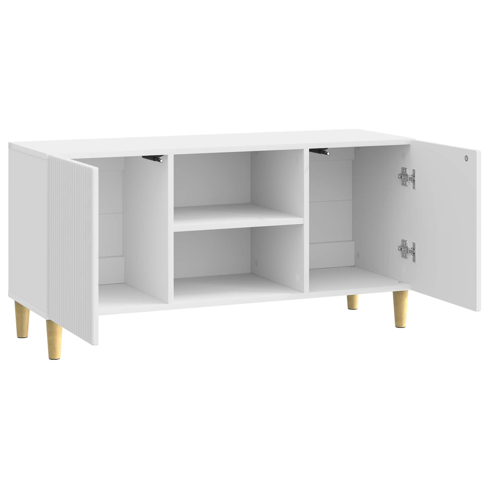 TV ormar Bijela visokog sjaja 102 x 34,5 x 50 cm