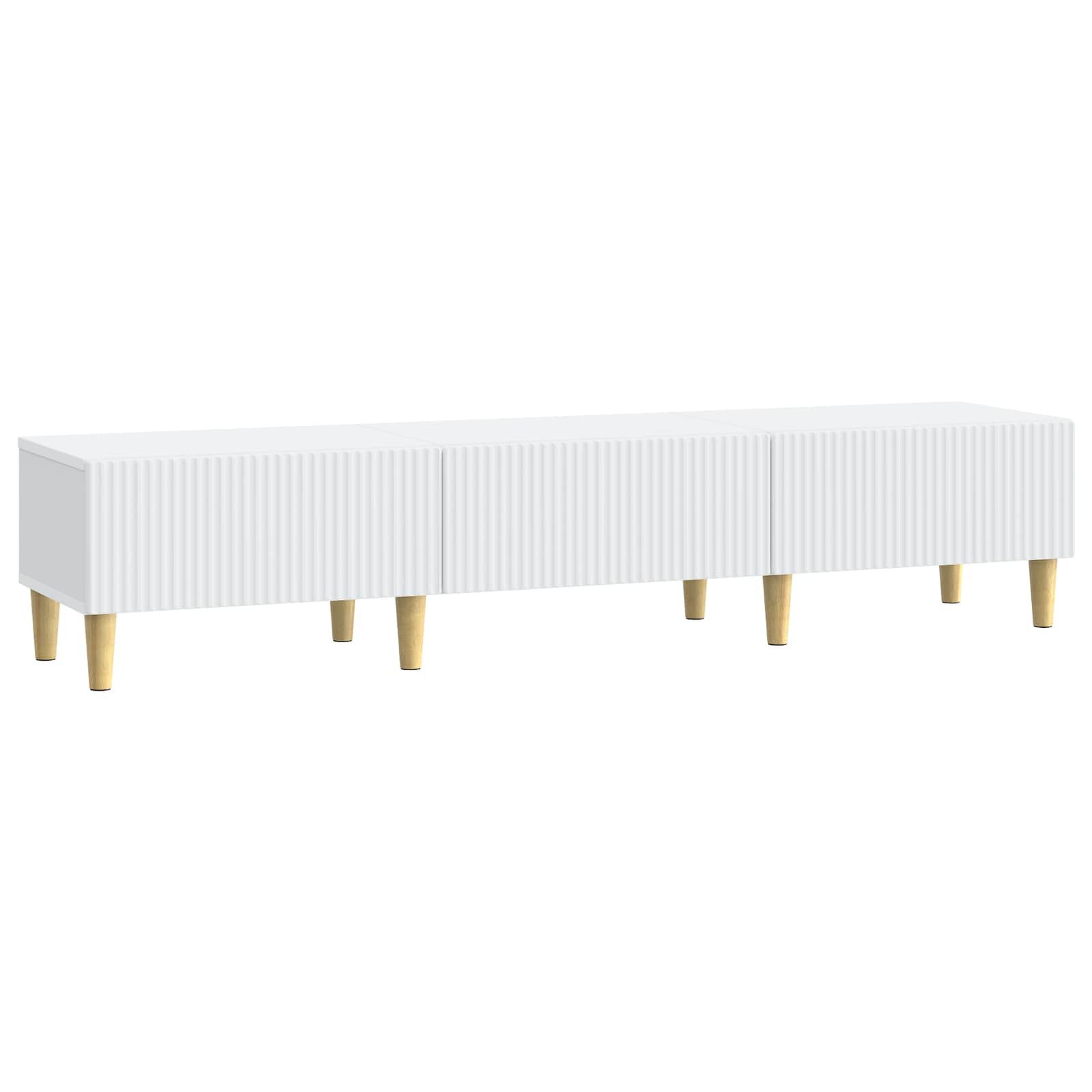 TV ormar s ladicama Bijela 147 x 34,5 x 30 cm Konstruirano drvo