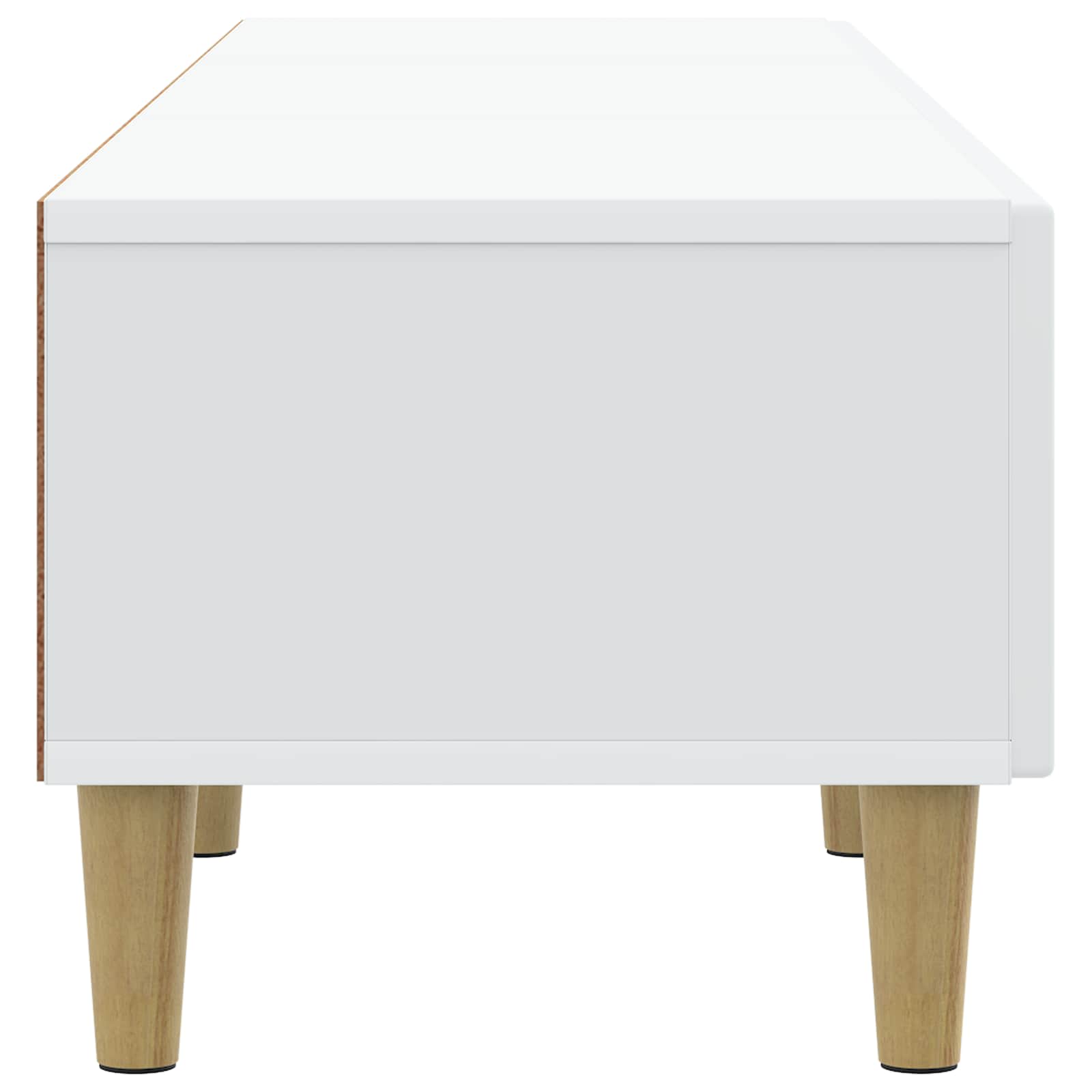 TV ormar s ladicama Bijela 147 x 34,5 x 30 cm Konstruirano drvo