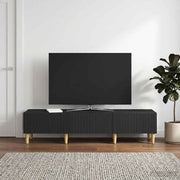 TV ormar 147 x 34,5 x 30 cm Crna Konstruirano drvo