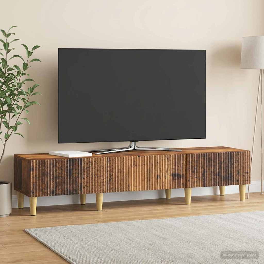 TV ormar Staro drvo 147 x 34,5 x 30 cm Konstruirano drvo