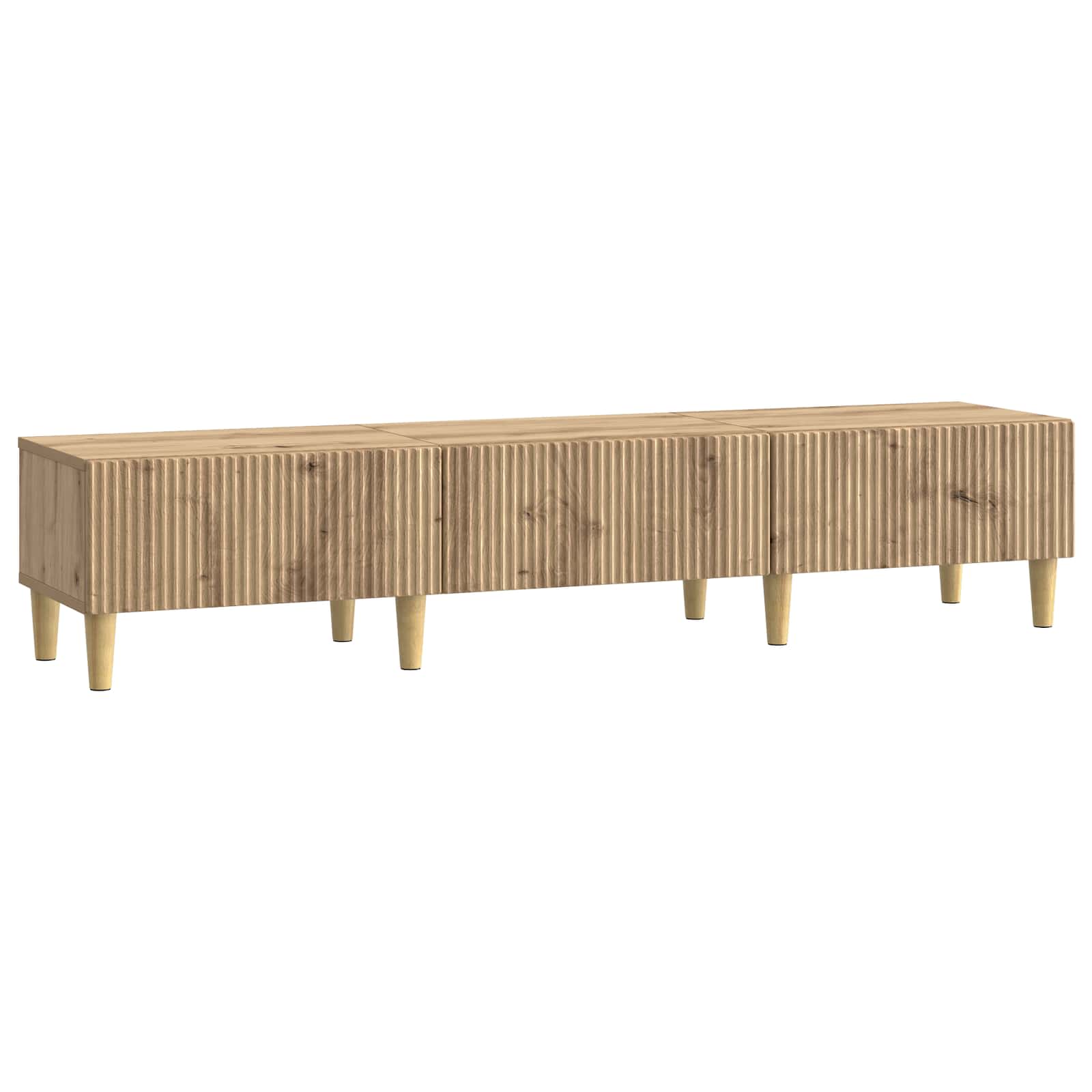 TV ormar 147 x 34,5 x 30 cm Hrast artisan Konstruirano drvo