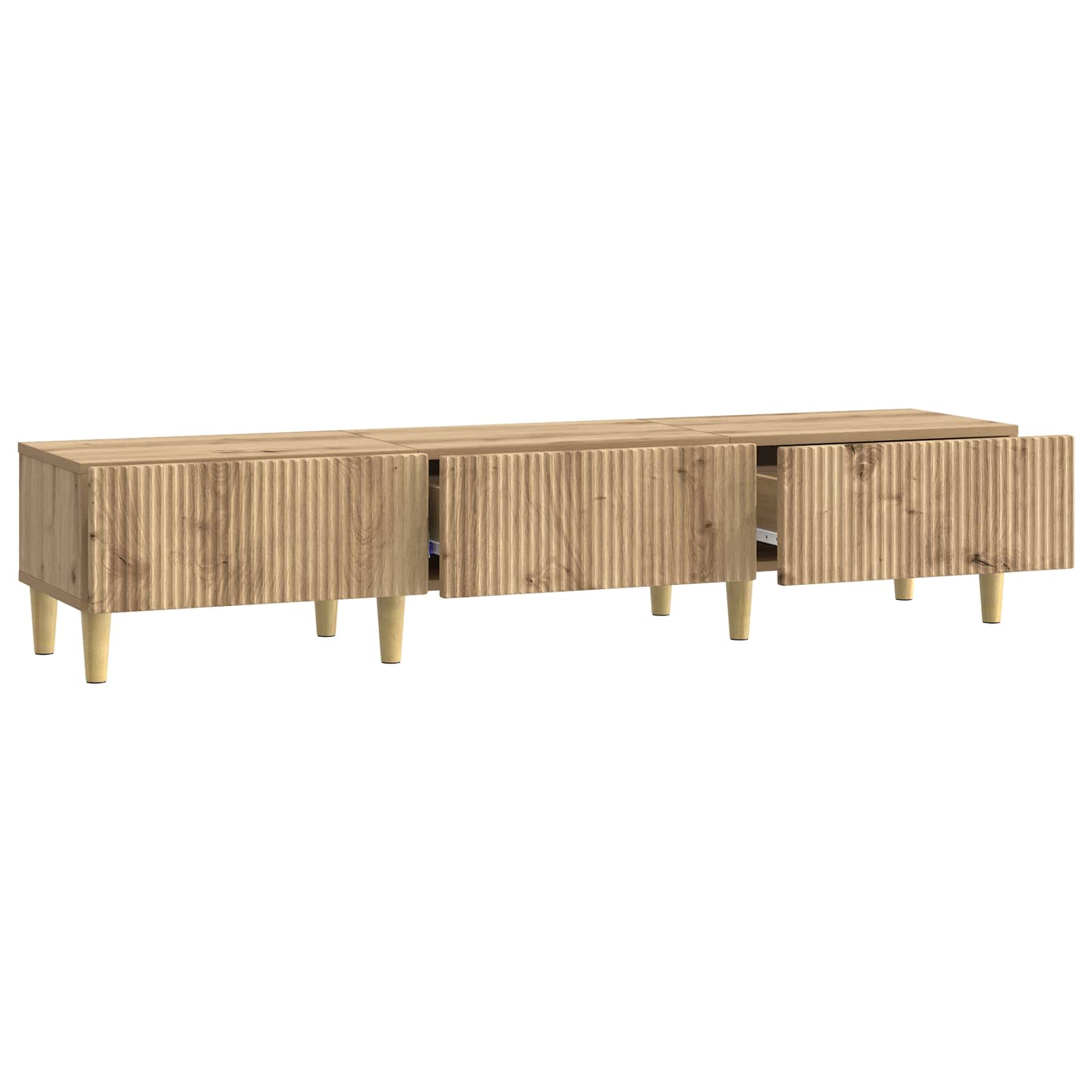 TV ormar 147 x 34,5 x 30 cm Hrast artisan Konstruirano drvo