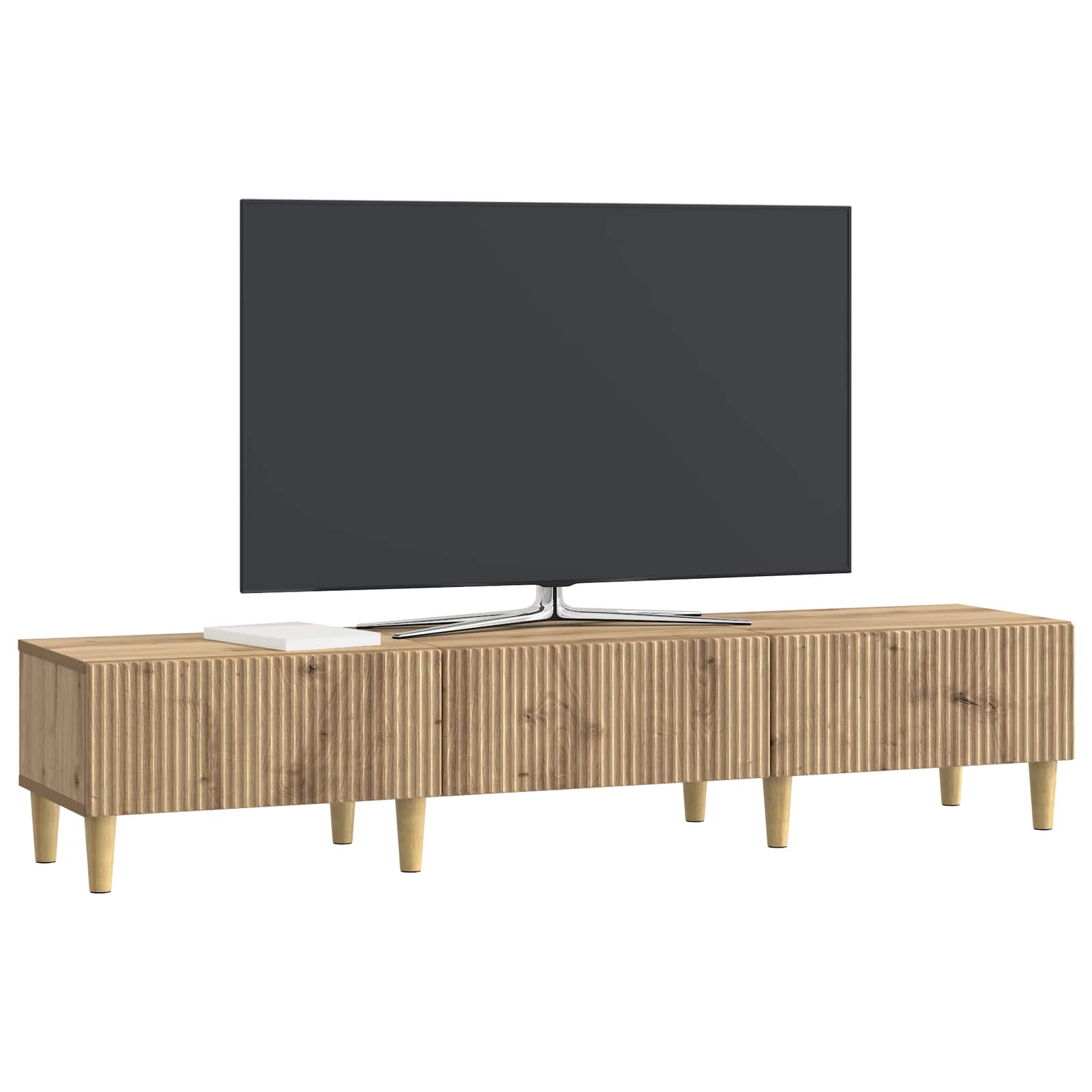 TV ormar 147 x 34,5 x 30 cm Hrast artisan Konstruirano drvo