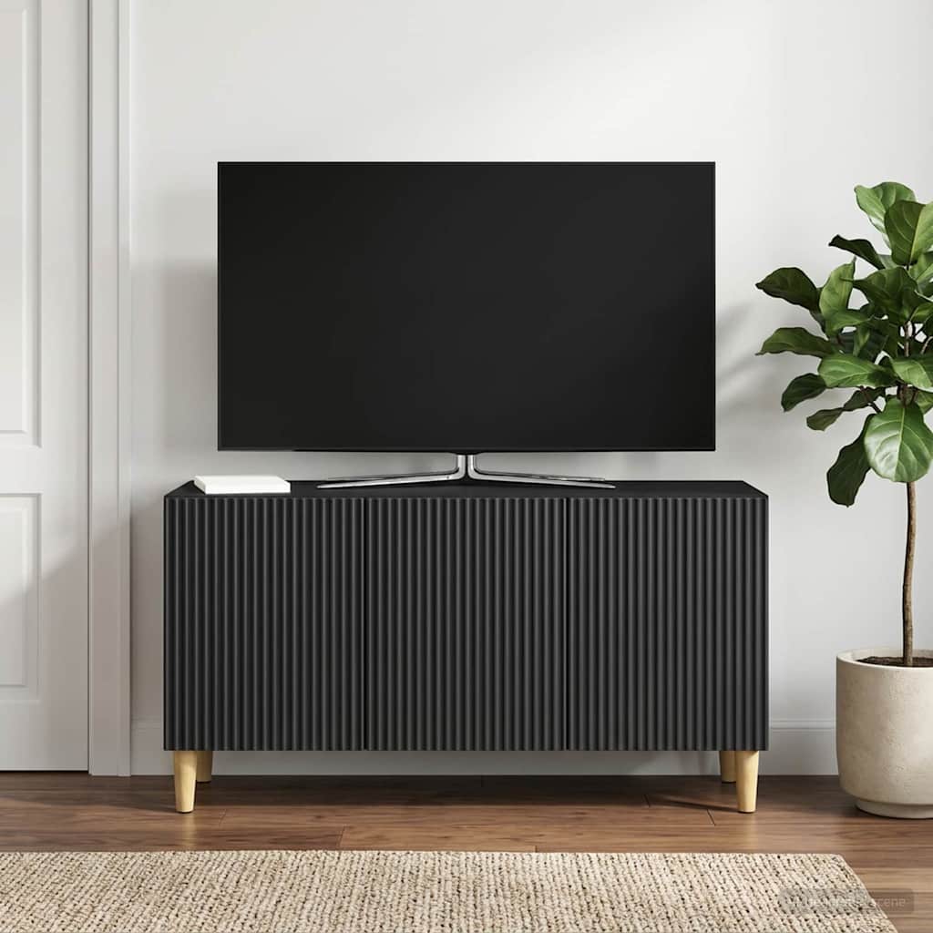 TV ormar 99 x 34,5 x 50 cm Crna Konstruirano drvo