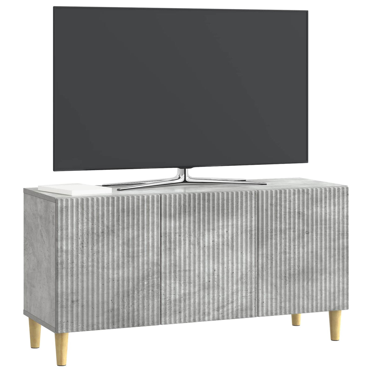 TV ormar 99 x 34,5 x 50 cm Betonska siva Konstruirano drvo
