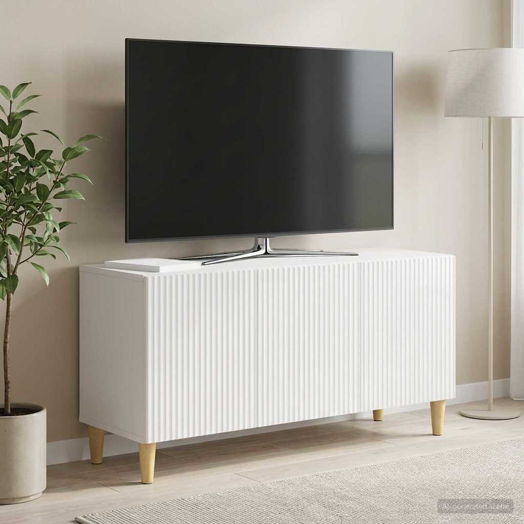 TV ormar 99 x 34,5 x 50 cm Bijela visokog sjaja