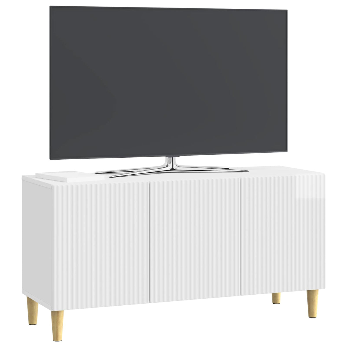 TV ormar 99 x 34,5 x 50 cm Bijela visokog sjaja