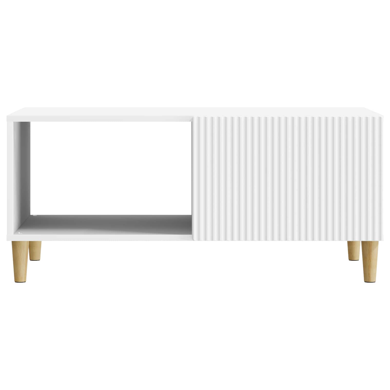 Kava Stol Bijela 90 x 50 x 40 cm Konstruirano drvo