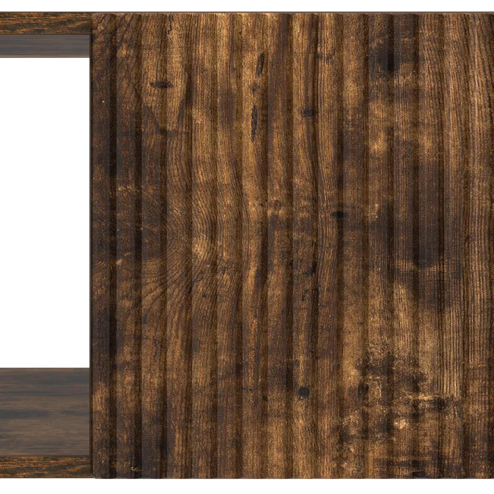 Kava Stol Dimljeni hrast 90 x 50 x 40 cm Konstruirano drvo