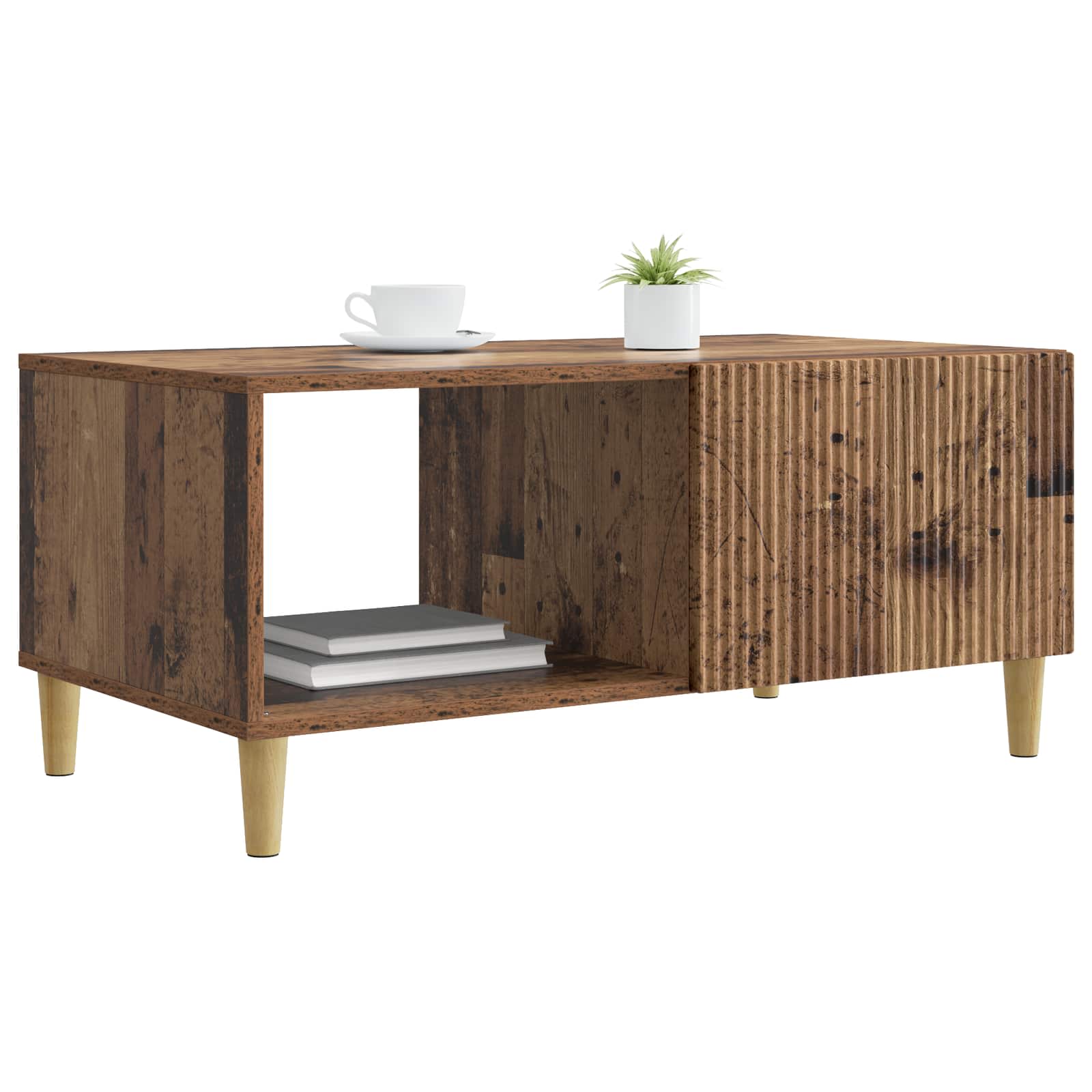 Kava Stol Staro drvo 90 x 50 x 40 cm Konstruirano drvo