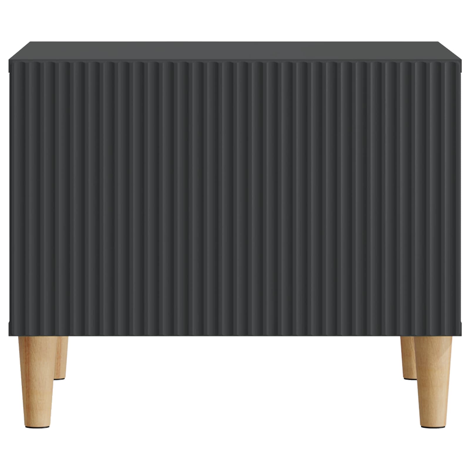 Kava Stol s ladicama Crna 49 x 50 x 40 cm Konstruirano drvo