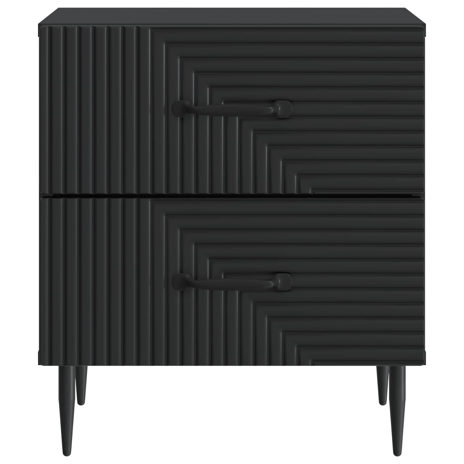 Noćni ormar Crna 43 x 34,5 x 47,5 cm Konstruirano drvo