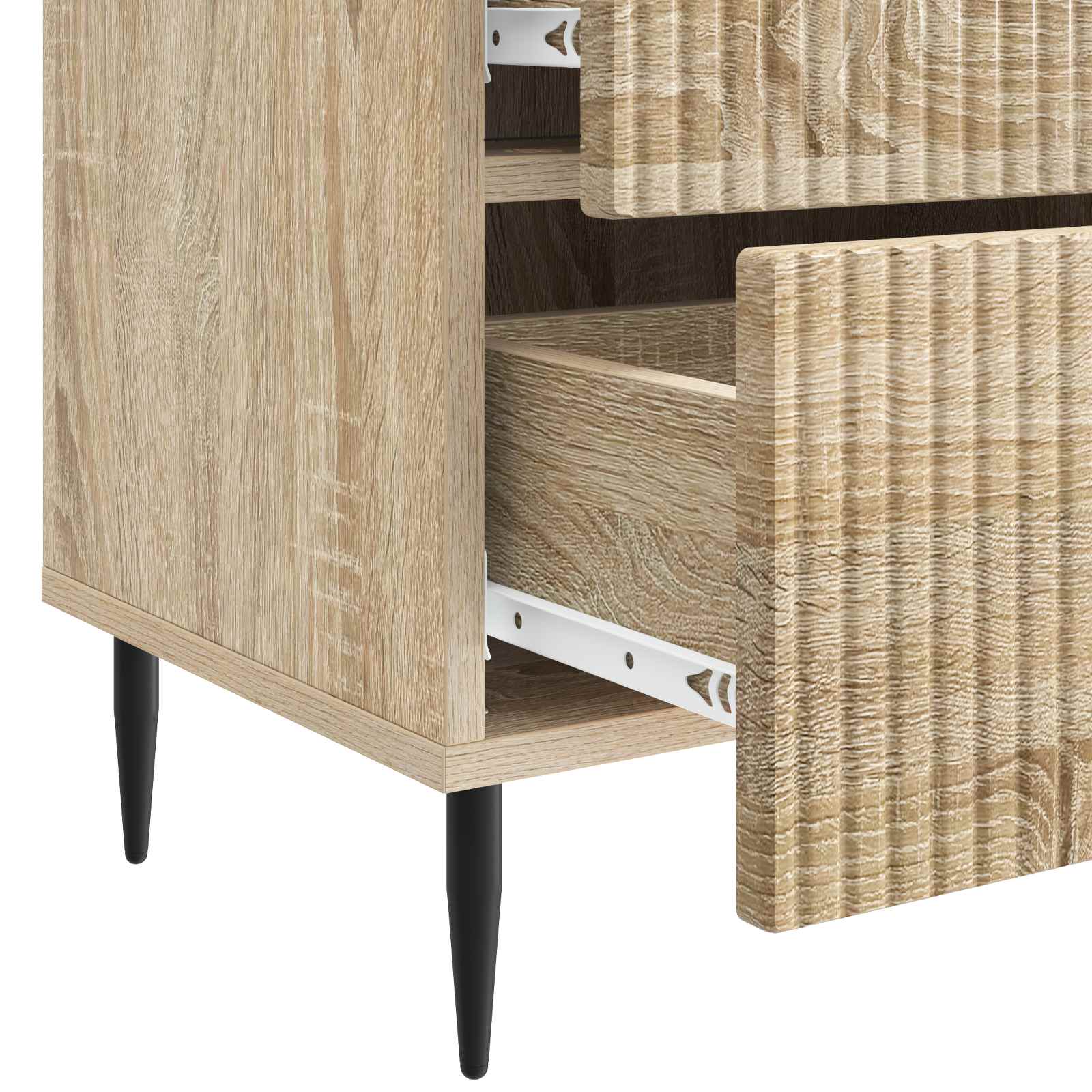 Noćni ormar Hrast sonoma 43 x 34,5 x 47,5 cm Konstruirano drvo