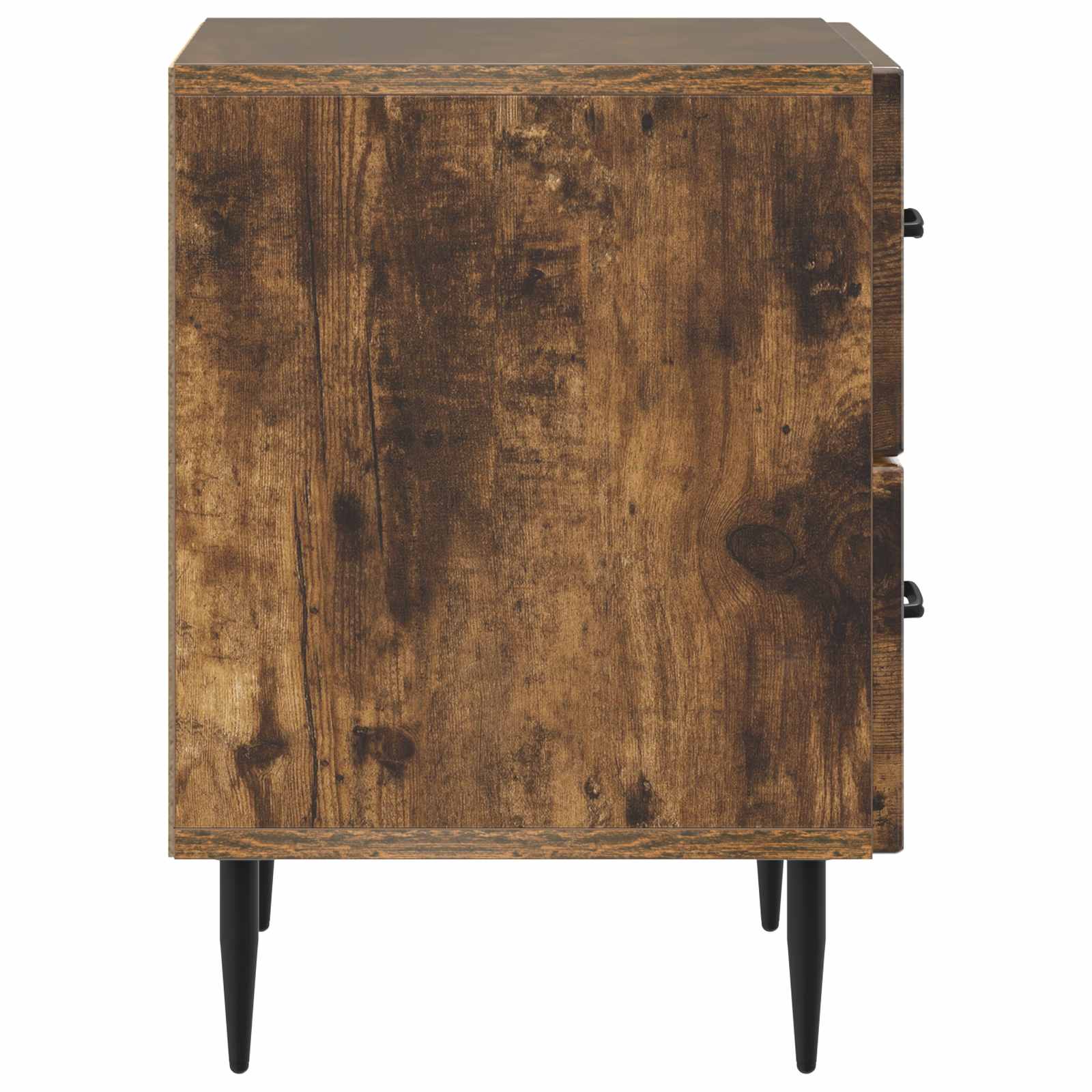 Noćni ormar s ladicama 2 pcs Dimljeni hrast 43 x 34,5 x 47,5 cm