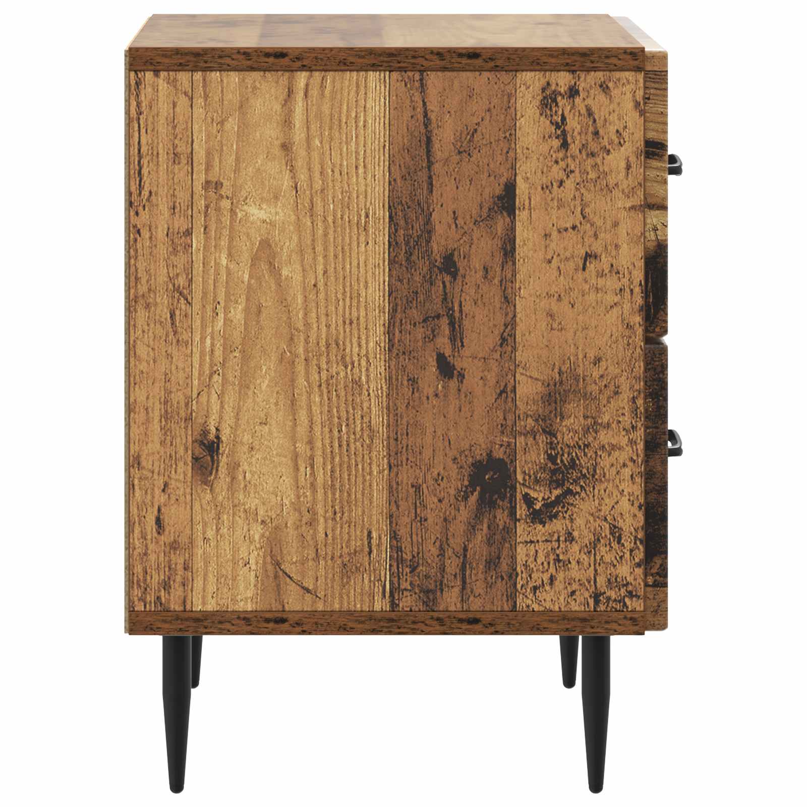 Noćni ormar s ladicama 2 pcs Staro drvo 43 x 34,5 x 47,5 cm