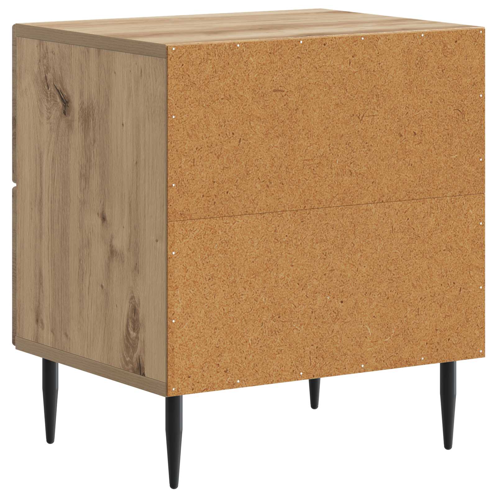 Noćni ormar s ladicama 2 pcs Hrast artisan 43 x 34,5 x 47,5 cm
