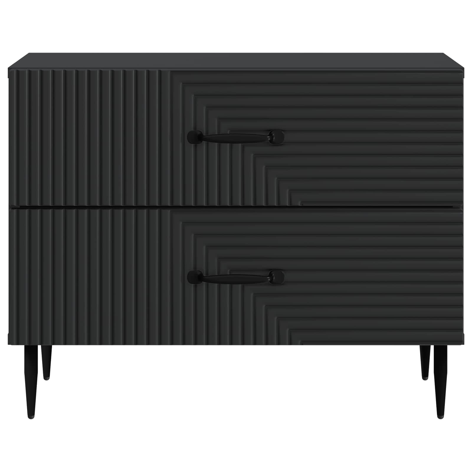 Noćni ormar Crna 62 x 34,5 x 47,5 cm Konstruirano drvo