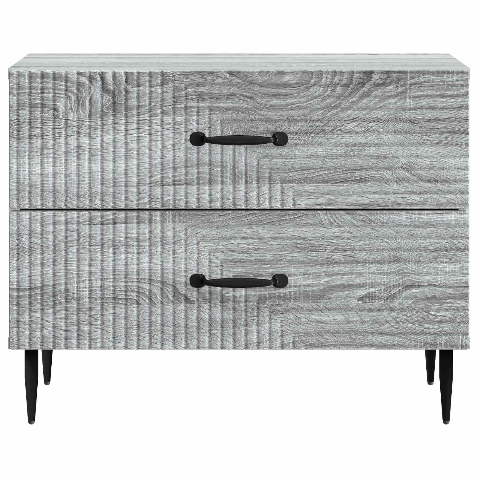 Noćni ormar Siva sonoma 62 x 34,5 x 47,5 cm Konstruirano drvo