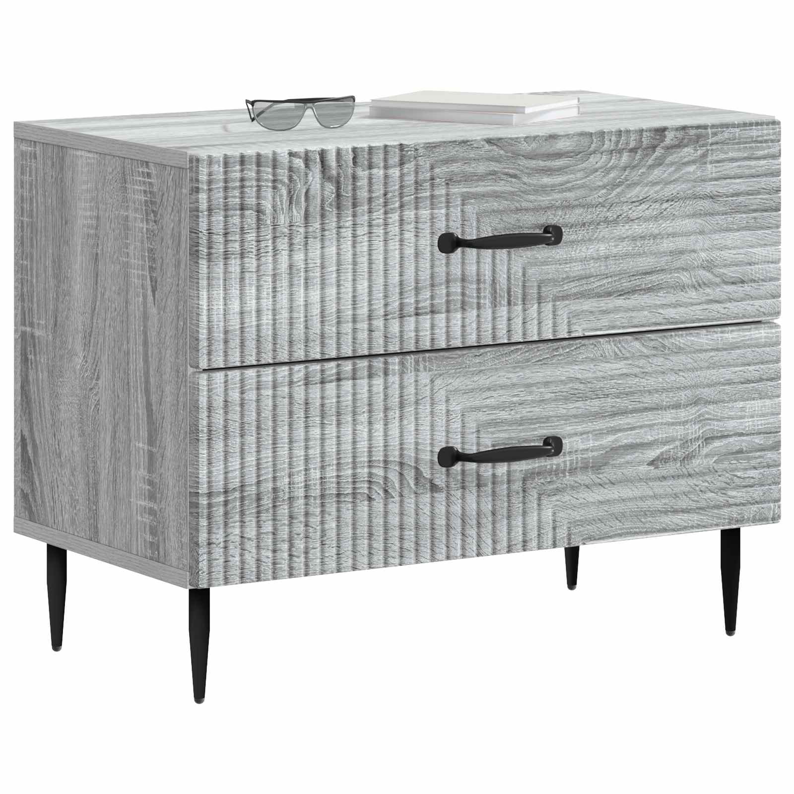 Noćni ormar Siva sonoma 62 x 34,5 x 47,5 cm Konstruirano drvo