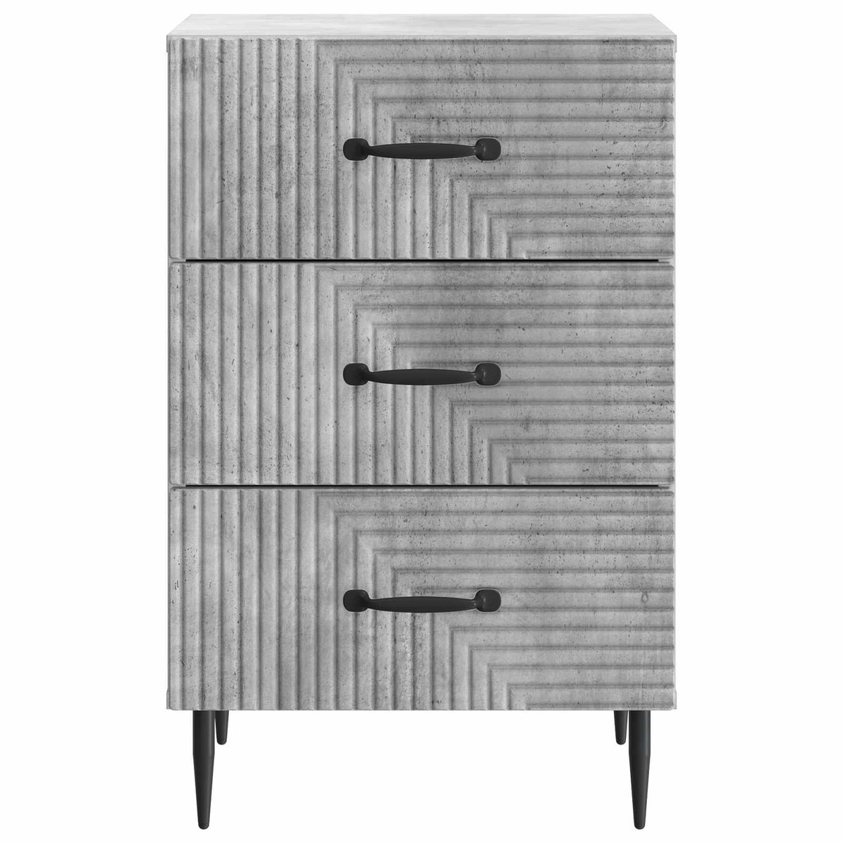 Noćni ormar Betonska siva 43 x 41 x 66,5 cm Konstruirano drvo