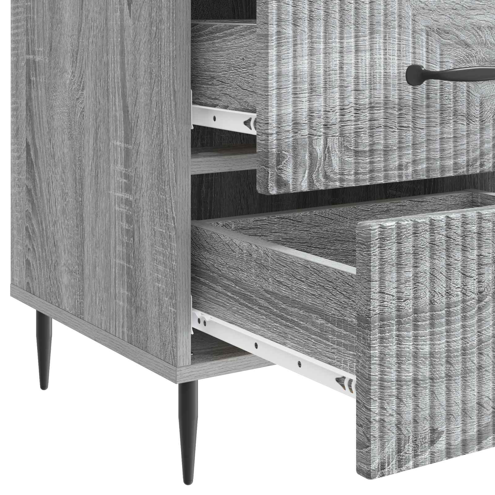 Noćni ormar Siva sonoma 43 x 41 x 66,5 cm Konstruirano drvo
