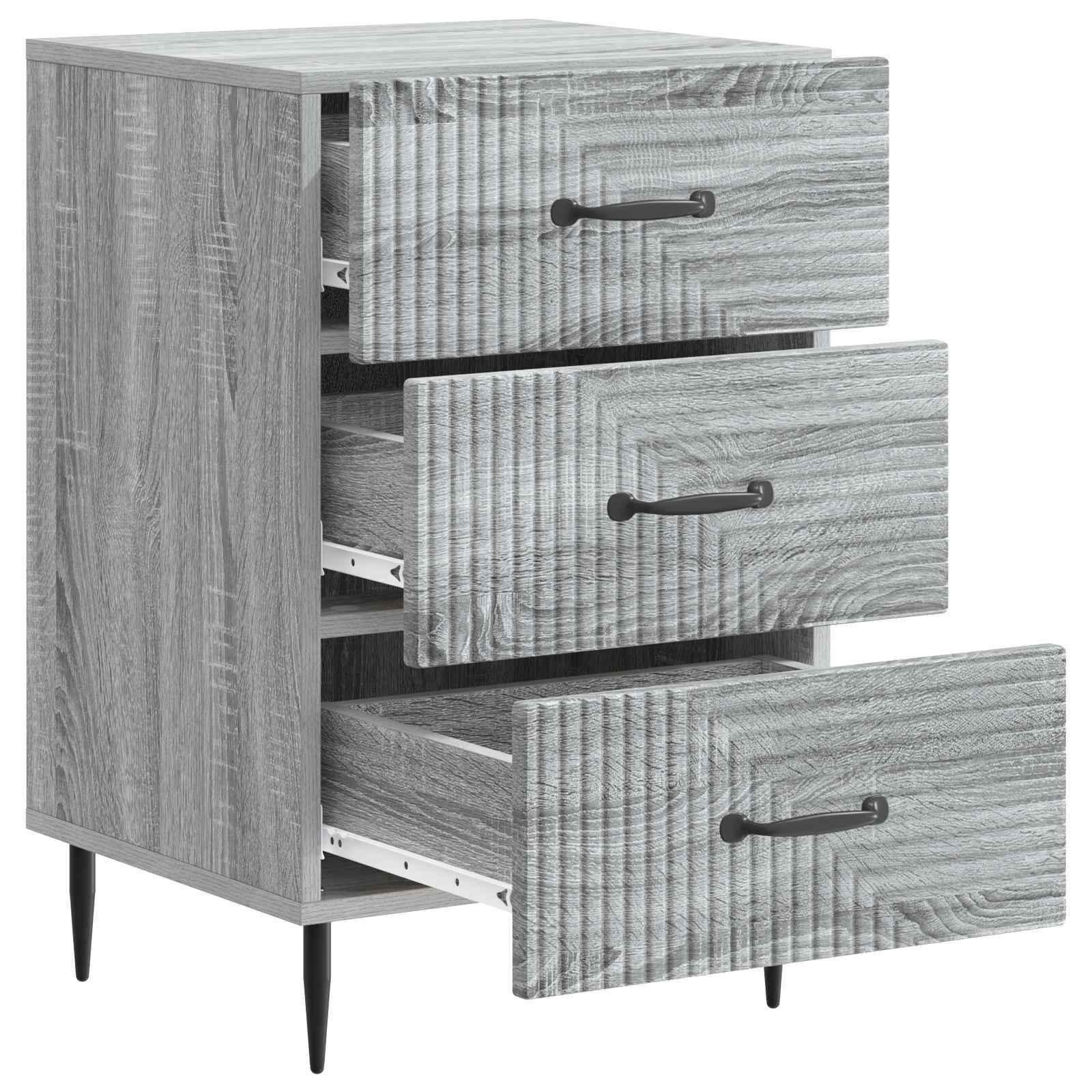 Noćni ormar Siva sonoma 43 x 41 x 66,5 cm Konstruirano drvo