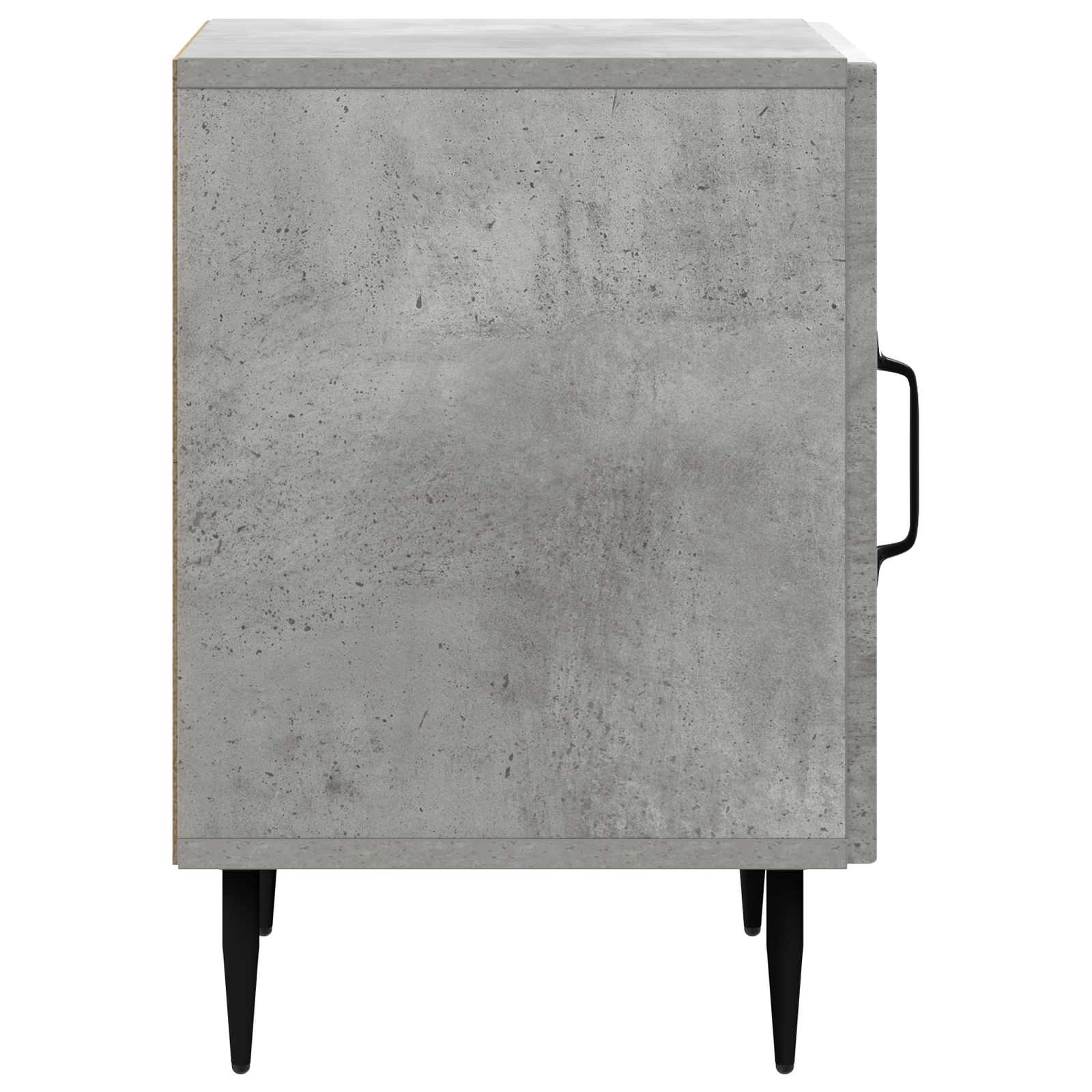 Noćni ormar 2 pcs Betonska siva 43 x 34,5 x 50 cm