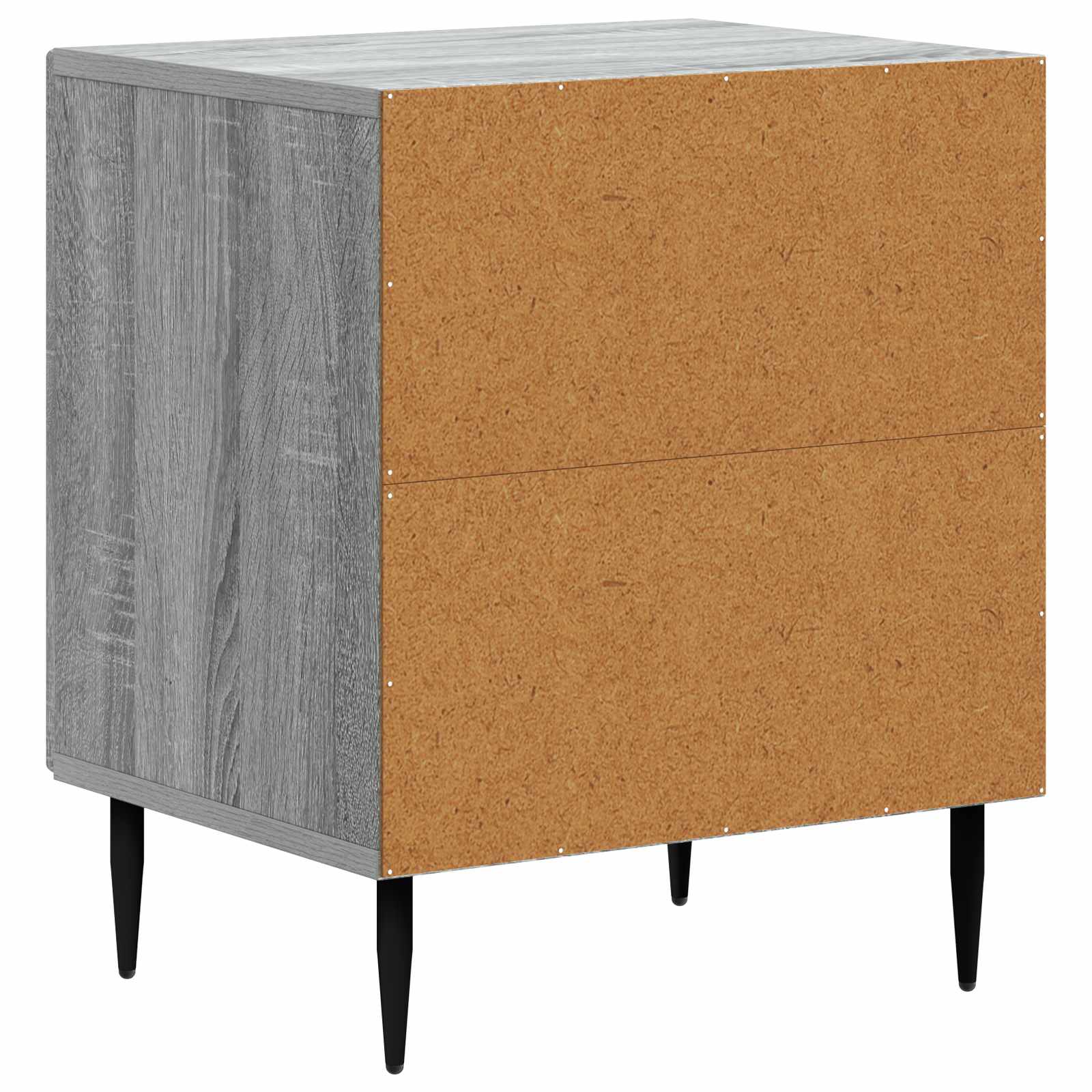 Noćni ormar Siva sonoma 43 x 34,5 x 50 cm Konstruirano drvo
