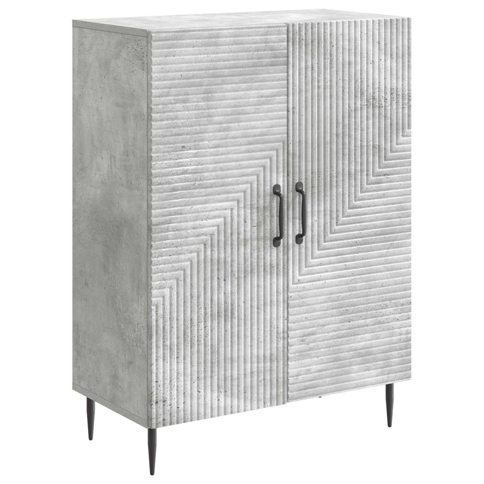 Kreveta Betonska siva 66 x 34,5 x 89,5 cm Konstruirano drvo