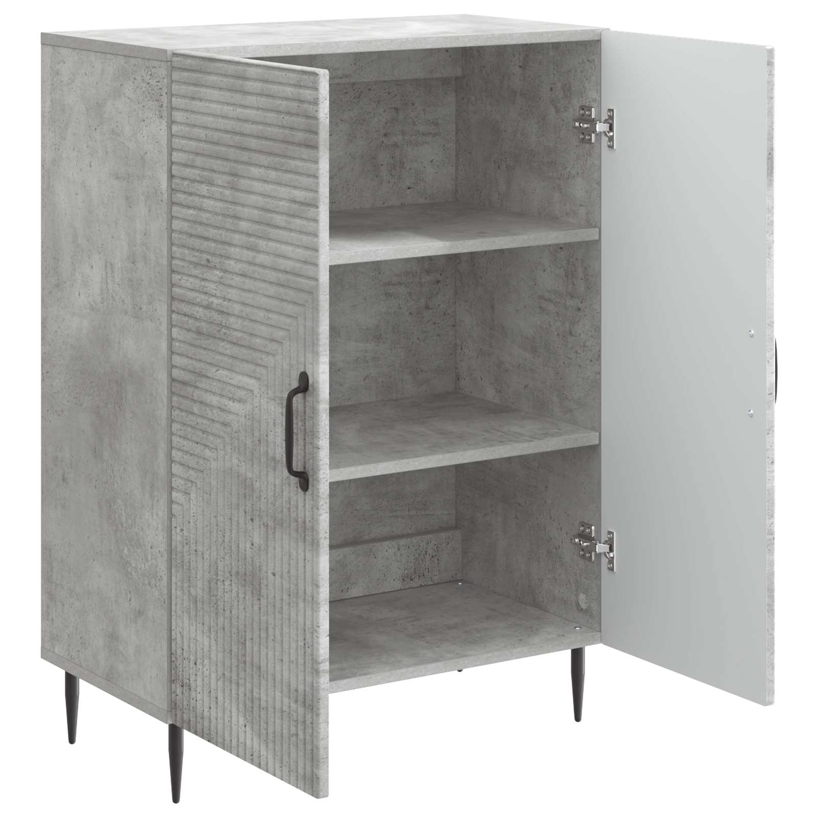 Kreveta Betonska siva 66 x 34,5 x 89,5 cm Konstruirano drvo