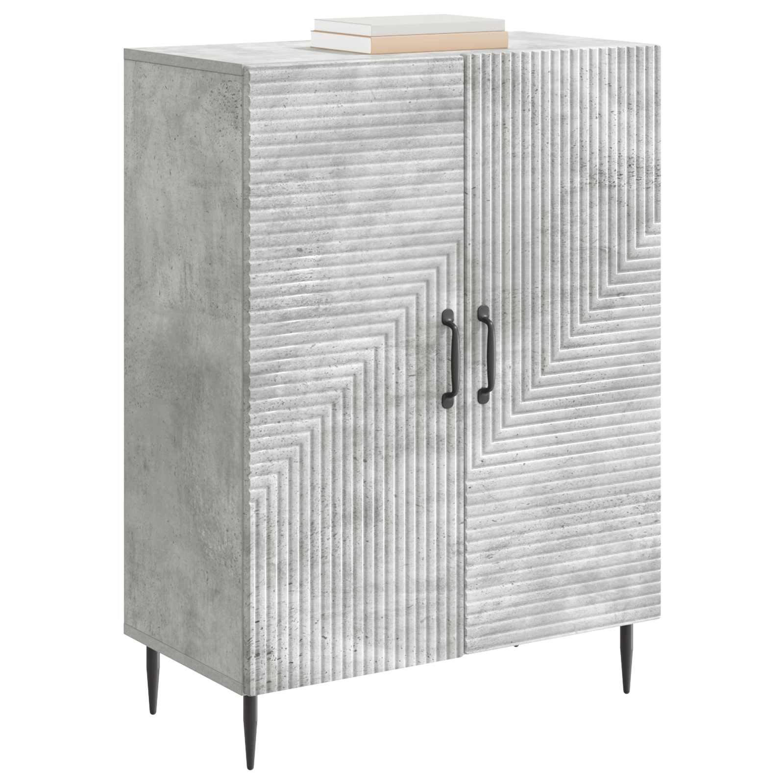 Kreveta Betonska siva 66 x 34,5 x 89,5 cm Konstruirano drvo