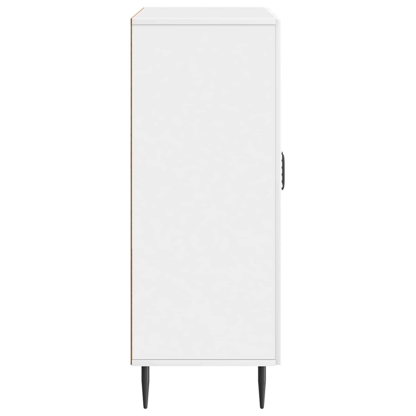 Kreveta Bijela visokog sjaja 66 x 34,5 x 89,5 cm
